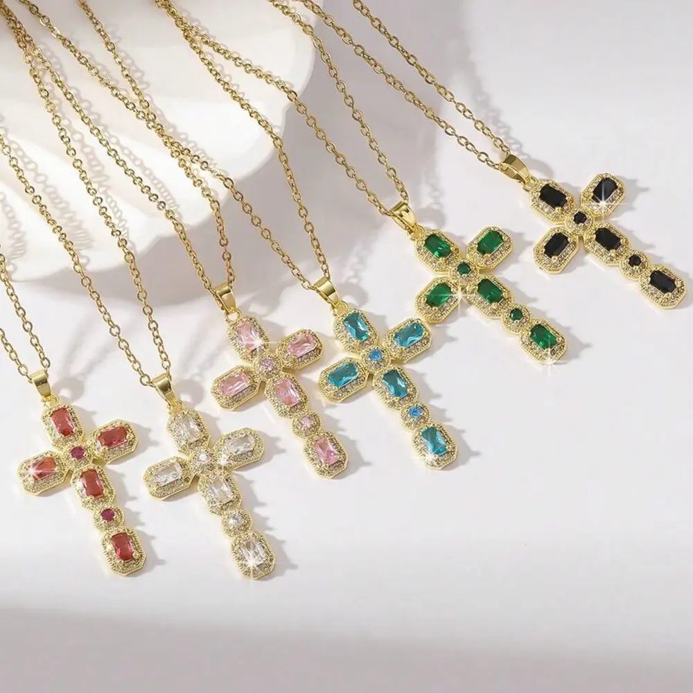 Cross Pendant Necklace for Women Jewelry Gift