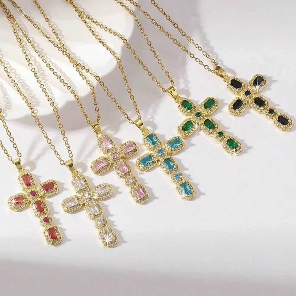 Cross Pendant Necklace for Women Jewelry Gift