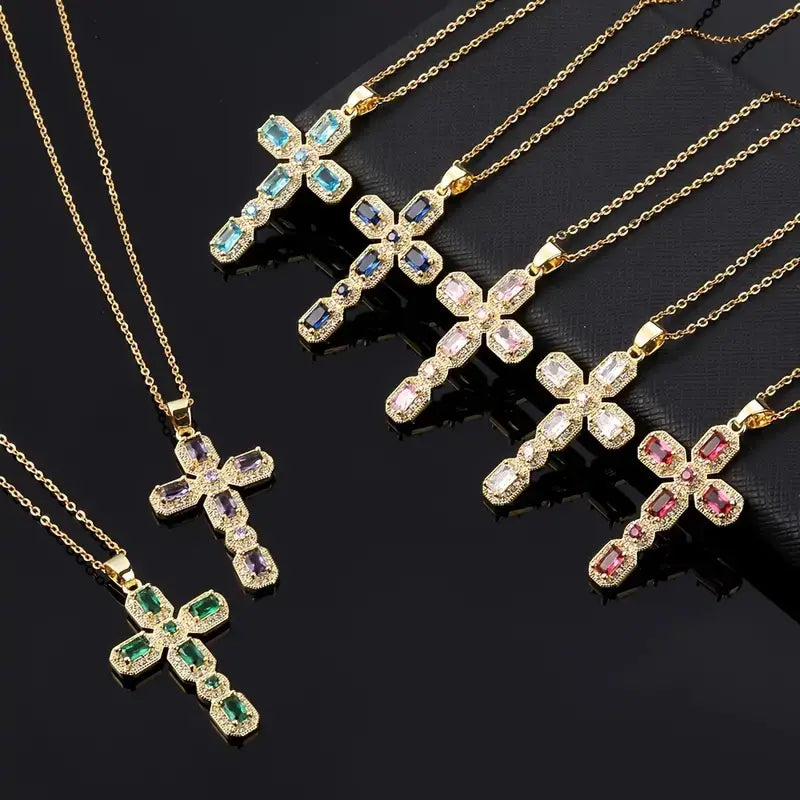 Cross Pendant Necklace for Women Jewelry Gift