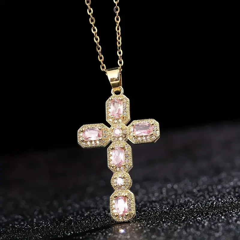 Cross Pendant Necklace for Women Jewelry Gift