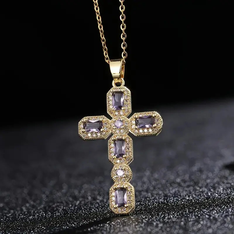 Cross Pendant Necklace for Women Jewelry Gift