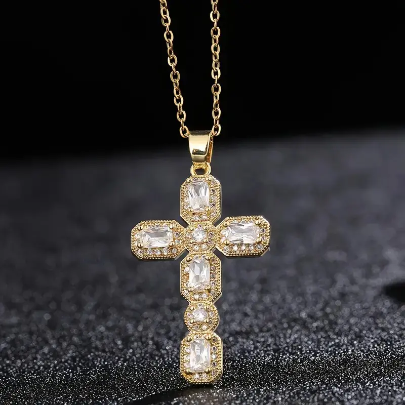 Cross Pendant Necklace for Women Jewelry Gift