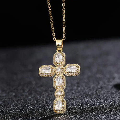 Cross Pendant Necklace for Women Jewelry Gift